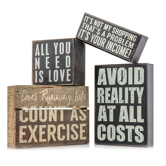 Product Photo Of Wooden Gift Signs
